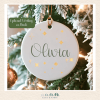 Christmas Ornament (Ceramic) - My First Christmas (Made to Order), CoCo & KaBri Children's Boutique