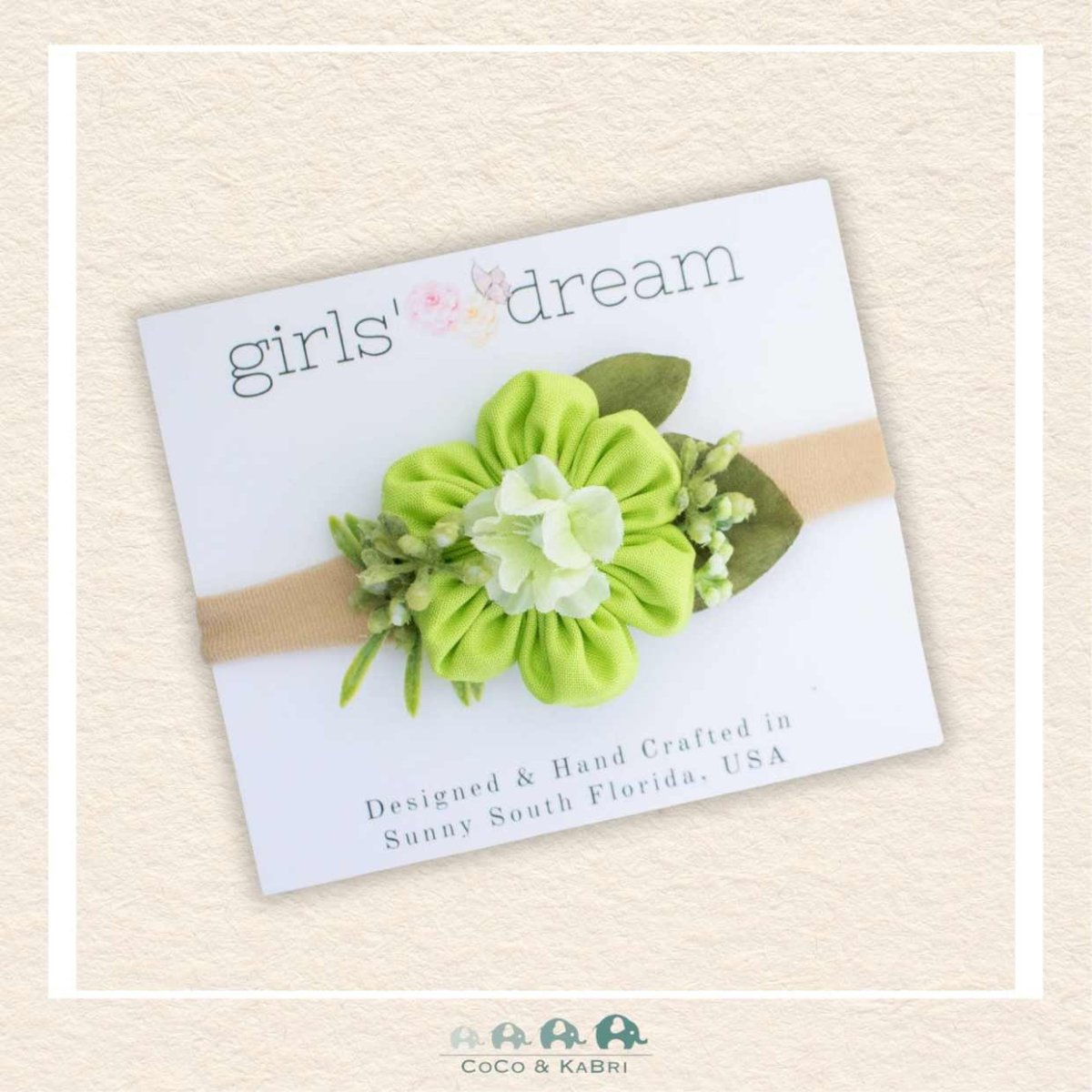 Girls' Dream: Flower Nylon Headband, CoCo & KaBri Children's Boutique