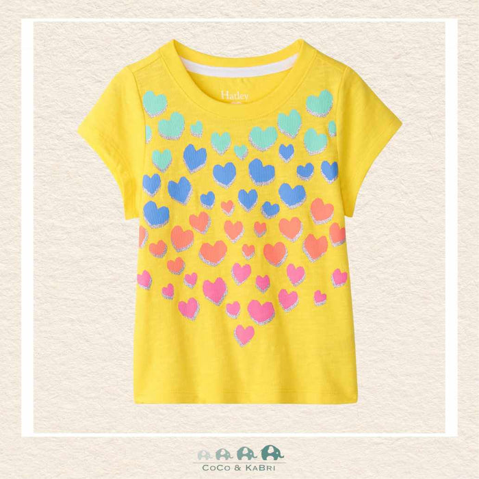 Hatley: Girls Falling Hearts Graphic Tee, CoCo & KaBri Children's Boutique