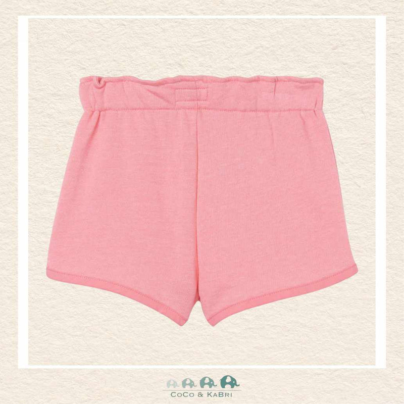 Hatley: Girls Light Pink French Terry Paper Bag Shorts, CoCo & KaBri Children's Boutique