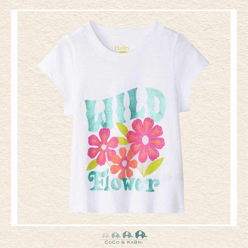 Hatley: Girls Wild Flower Graphic Tee, CoCo & KaBri Children's Boutique