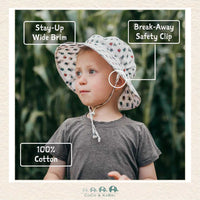 Jan & Jul: Grow With Me Cotton Bucket Hat - Army Green, CoCo & KaBri Children's Boutique