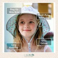 Jan & Jul: Kids Cotton Adventure Hats - Cotton Candy Tie Dye, CoCo & KaBri Children's Boutique