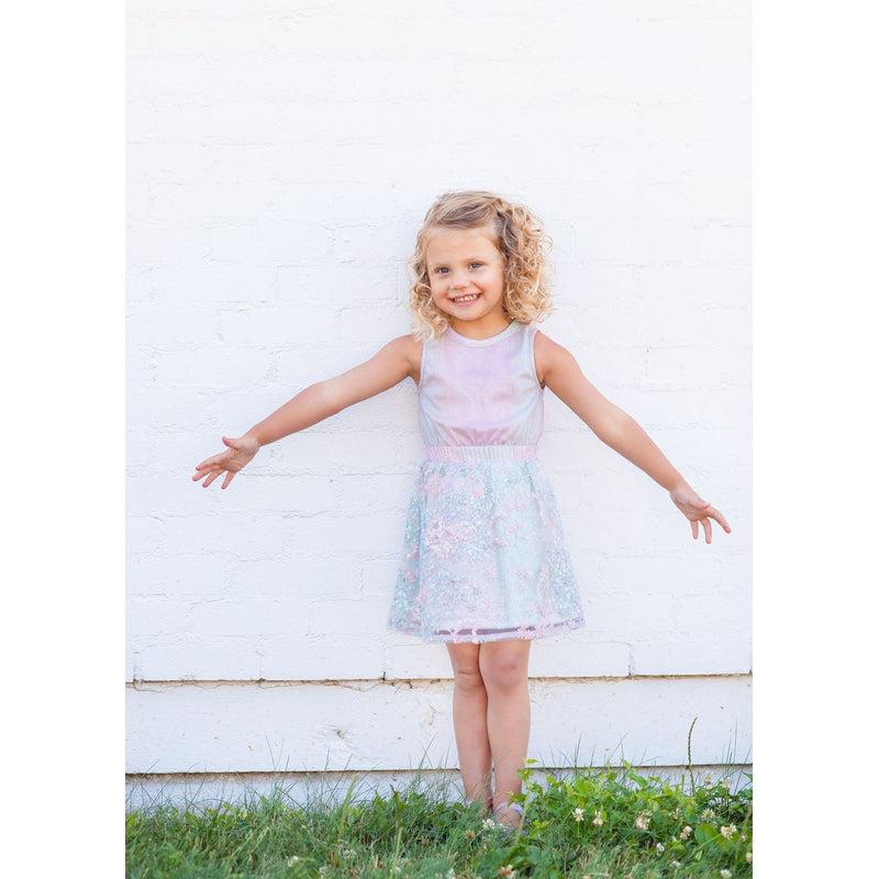 *Mabel & Honey: Under The Sea Glitter Tulle Sequin Embroidery Dress, CoCo & KaBri Children's Boutique