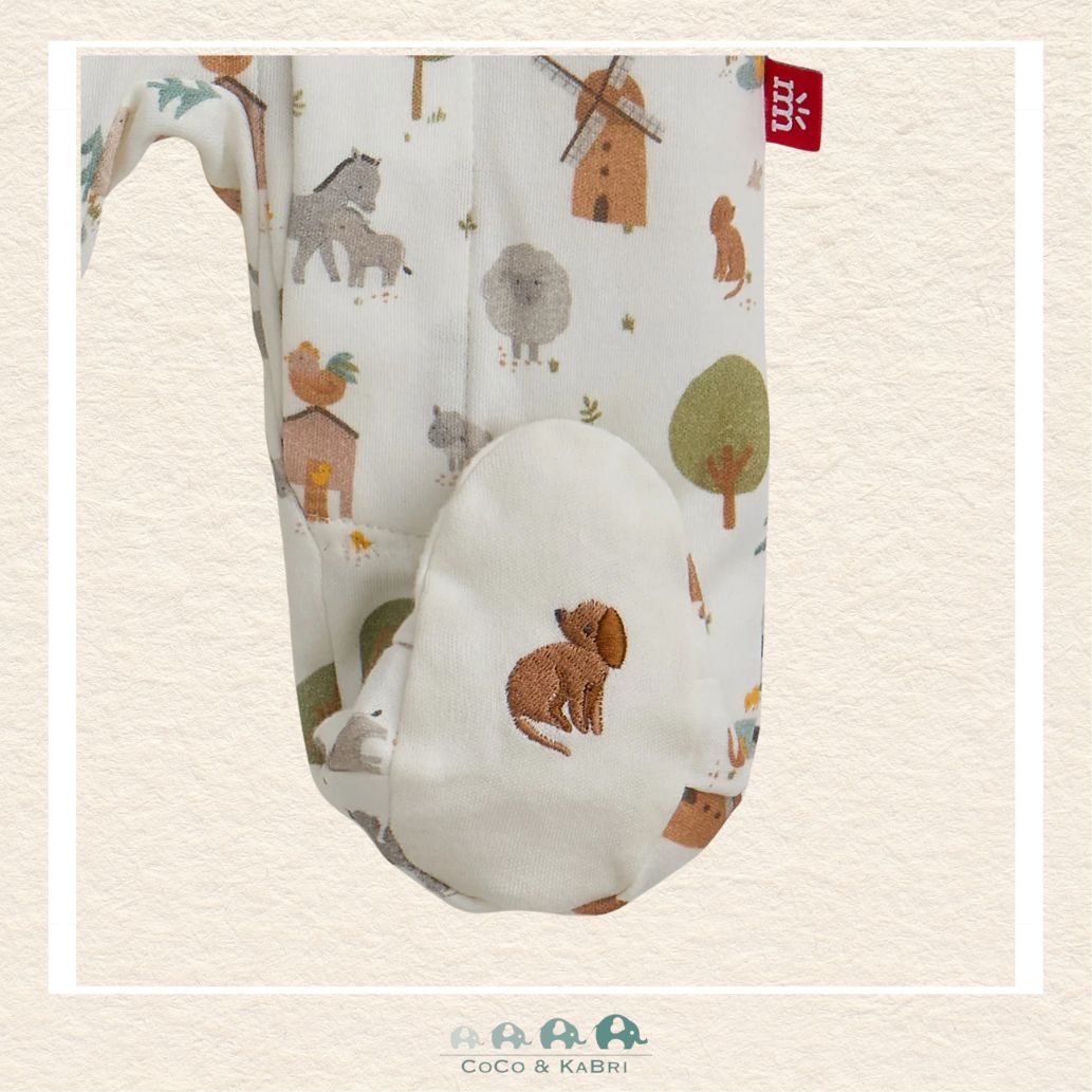 Magnetic Me "Funny Farm" Organic Cotton Footie, CoCo & KaBri Children's Boutique