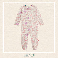 Magnetic Me "It's a Paw - ty" Right Fit Magnetic Footie - Pink, CoCo & KaBri Children's Boutique