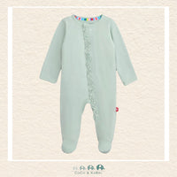 Magnetic Me: Seafoam Modal Ruffle Footie, CoCo & KaBri Children's Boutique