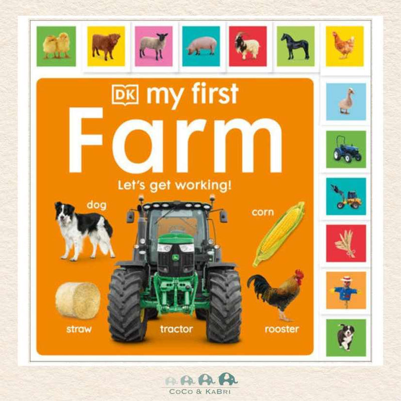 My First Tabbed Board Book My First Farm: Let's Get Working!, CoCo & KaBri Children's Boutique