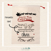 Santa Sack - North Pole Express, CoCo & KaBri Children's Boutique