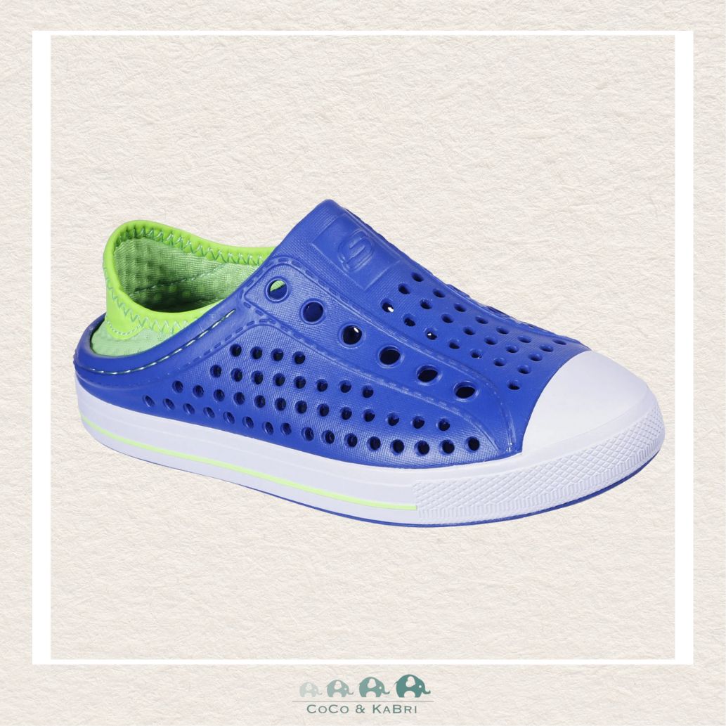 Skechers Boys' Foamies: Guzman Steps Aqua Surge Blue/Lime (P3-36)