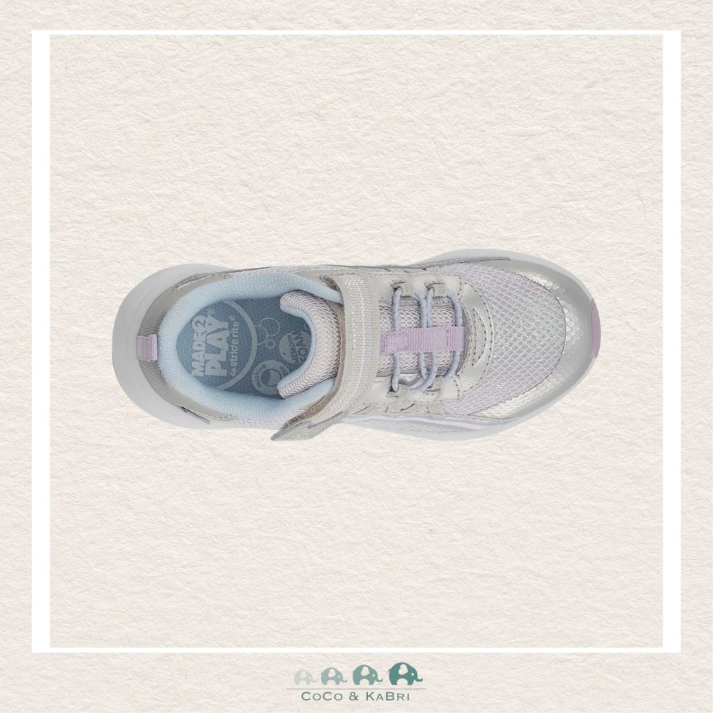 Stride Rite Journey 3.0 Running Shoe - Silver Sparkle (T1), CoCo & KaBri Children's Boutique