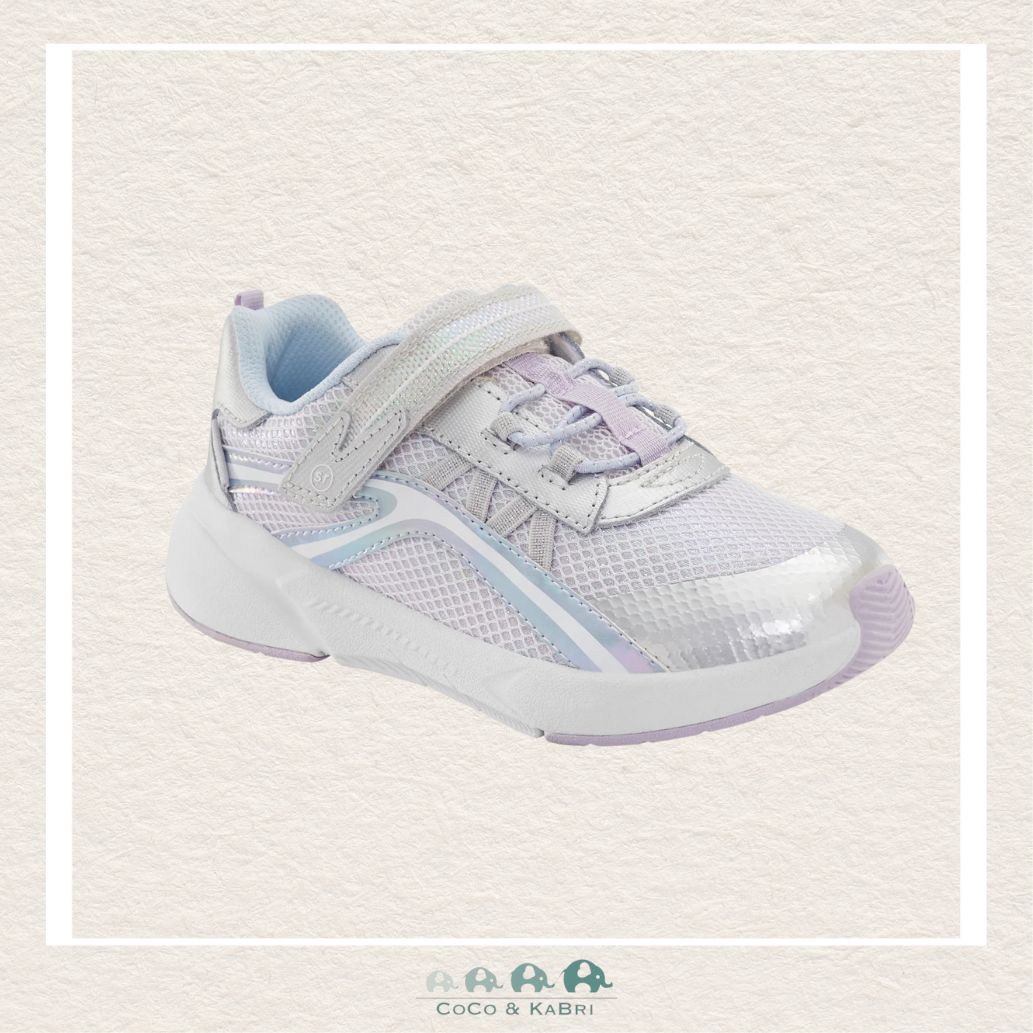 Stride Rite Journey 3.0 Running Shoe - Silver Sparkle (T1), CoCo & KaBri Children's Boutique