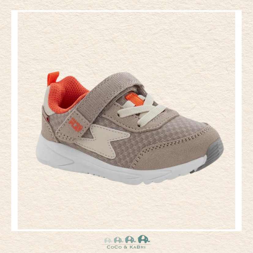 Stride Rite: M2P Zips Runner - Beige Wide Fit (P1-1), CoCo & KaBri Children's Boutique