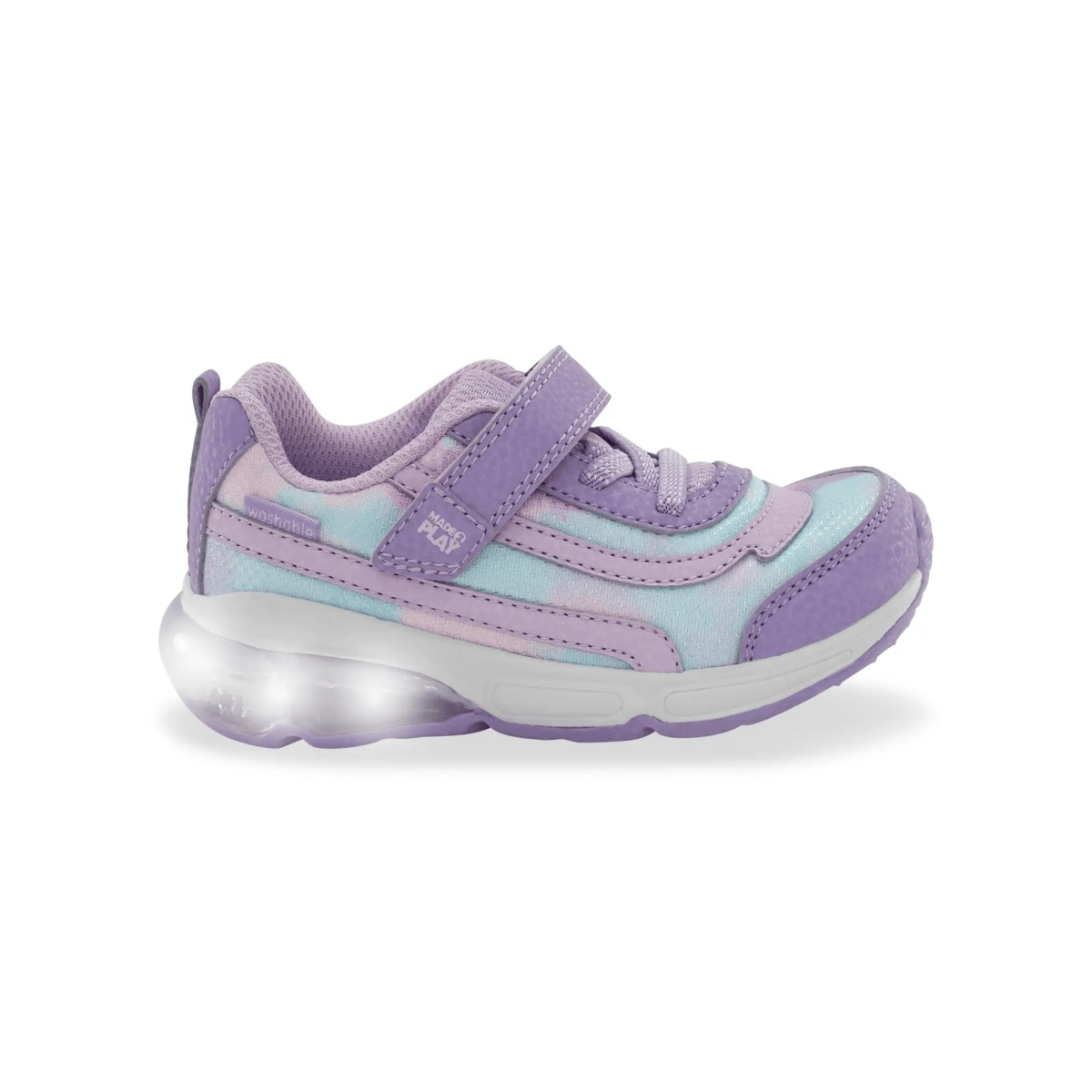Stride Rite Surge Bounce Running Shoe - Lilac Light Up (M2), CoCo & KaBri Children's Boutique
