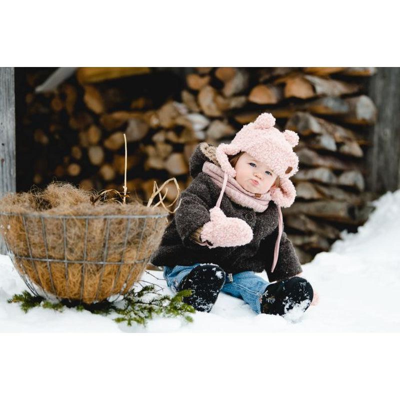 Calikids: Teddy Bear Aviator Hat - Cream - CoCo & KaBri