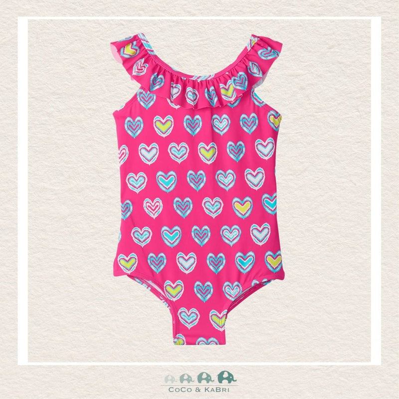 Hatley: Pink Heart Swimsuit, CoCo & KaBri Children's Boutique