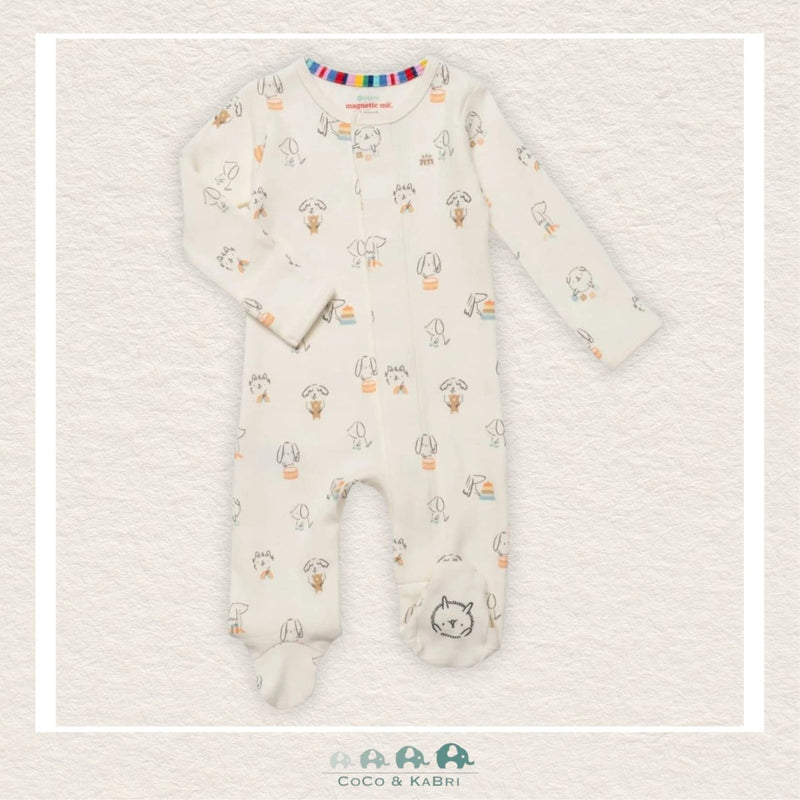 Magnetic Me Organic Cotton Puppy Play Footie, CoCo & KaBri Children's Boutique