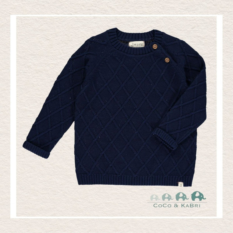*Me & Henry: Boys Archie Sweater - Navy, CoCo & KaBri Children's Boutique