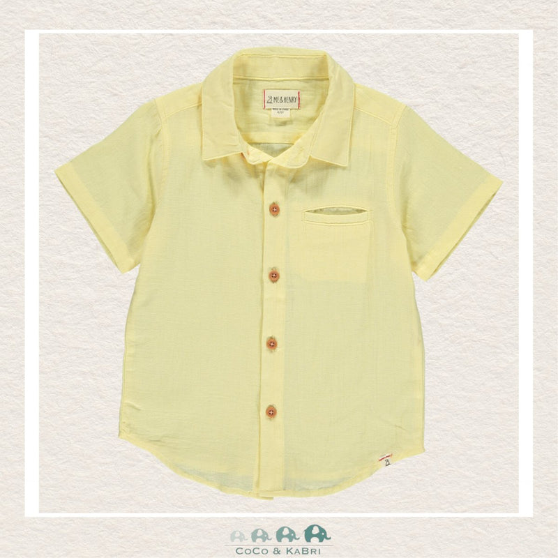 Me & Henry: Boys Newport Shirt - Yellow, CoCo & KaBri Children's Boutique