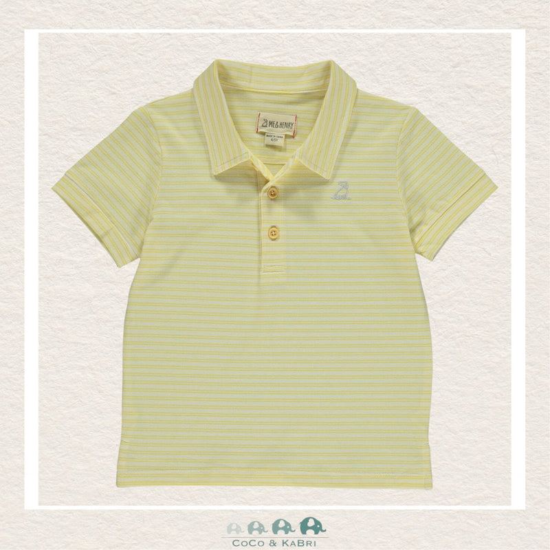 Me & Henry: Boys Starboard Yellow Polo Shirt, CoCo & KaBri Children's Boutique