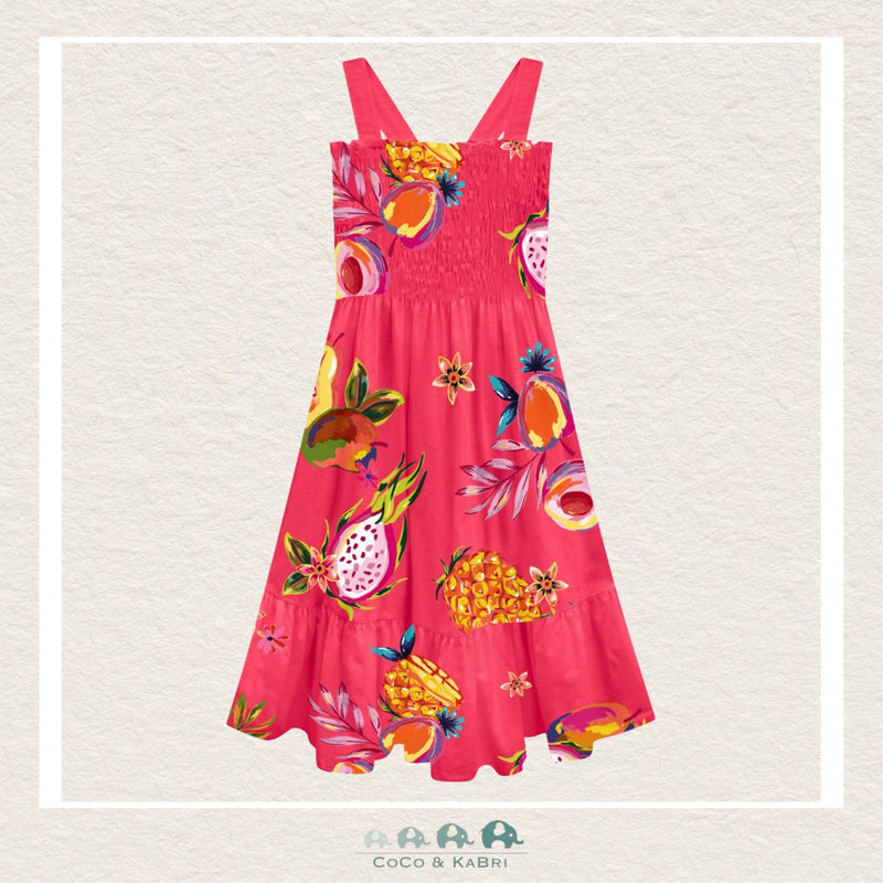 Nanai Girls Red Woven Dress, CoCo & KaBri Children's Boutique