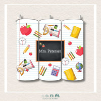 20 oz Stainless Steel Tumbler - Teachers Chalkboard, CoCo & KaBri Children's Boutique