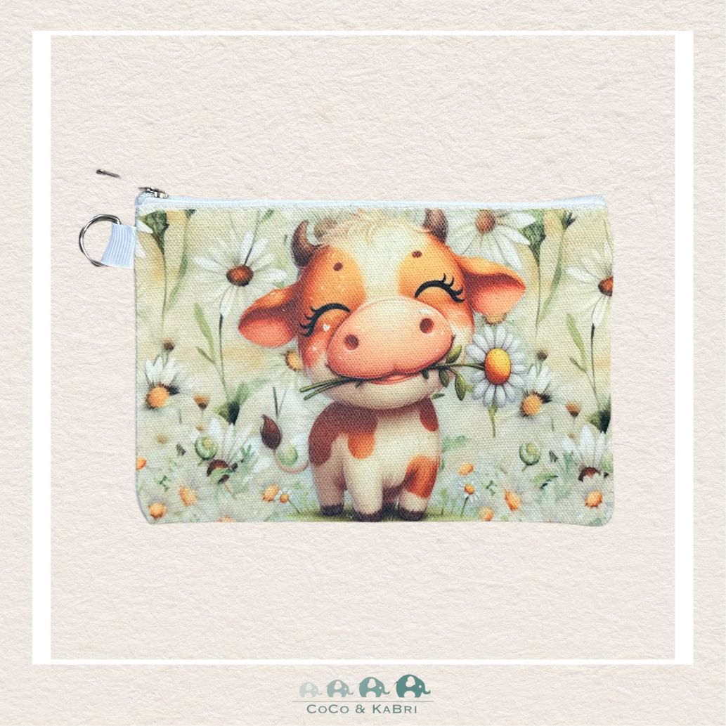 7x4" Polyester Canvas Bag - Happy Cow, CoCo & KaBri Children's Boutique