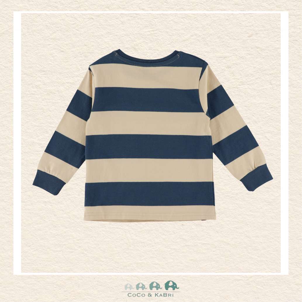 🇨🇦 Nano: Two Piece T-shirt Set Blue Stripes