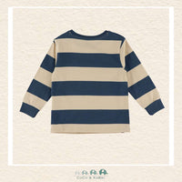 🇨🇦 Nano: Two Piece T-shirt Set Blue Stripes