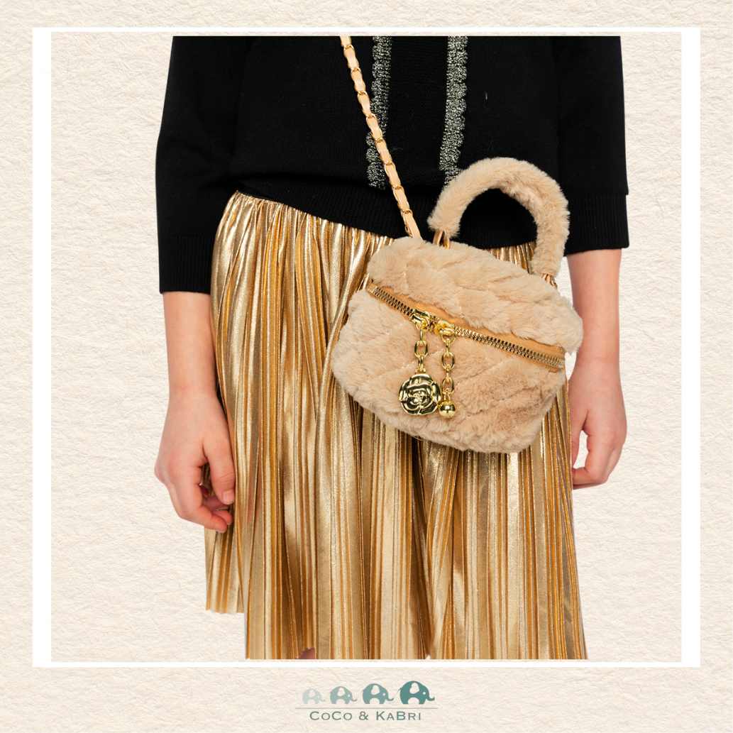 Deux Par Deux Faux Fur Purse