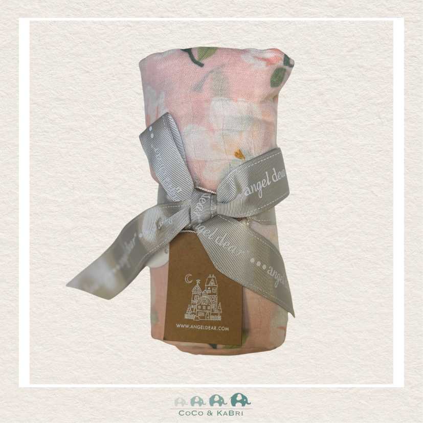 Angel Dear Muslin Swaddle Blanket - Pink Magnolia