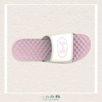 Under Armour Girl's Ignite Pro 8 Slides - White Quartz/Prime Pink