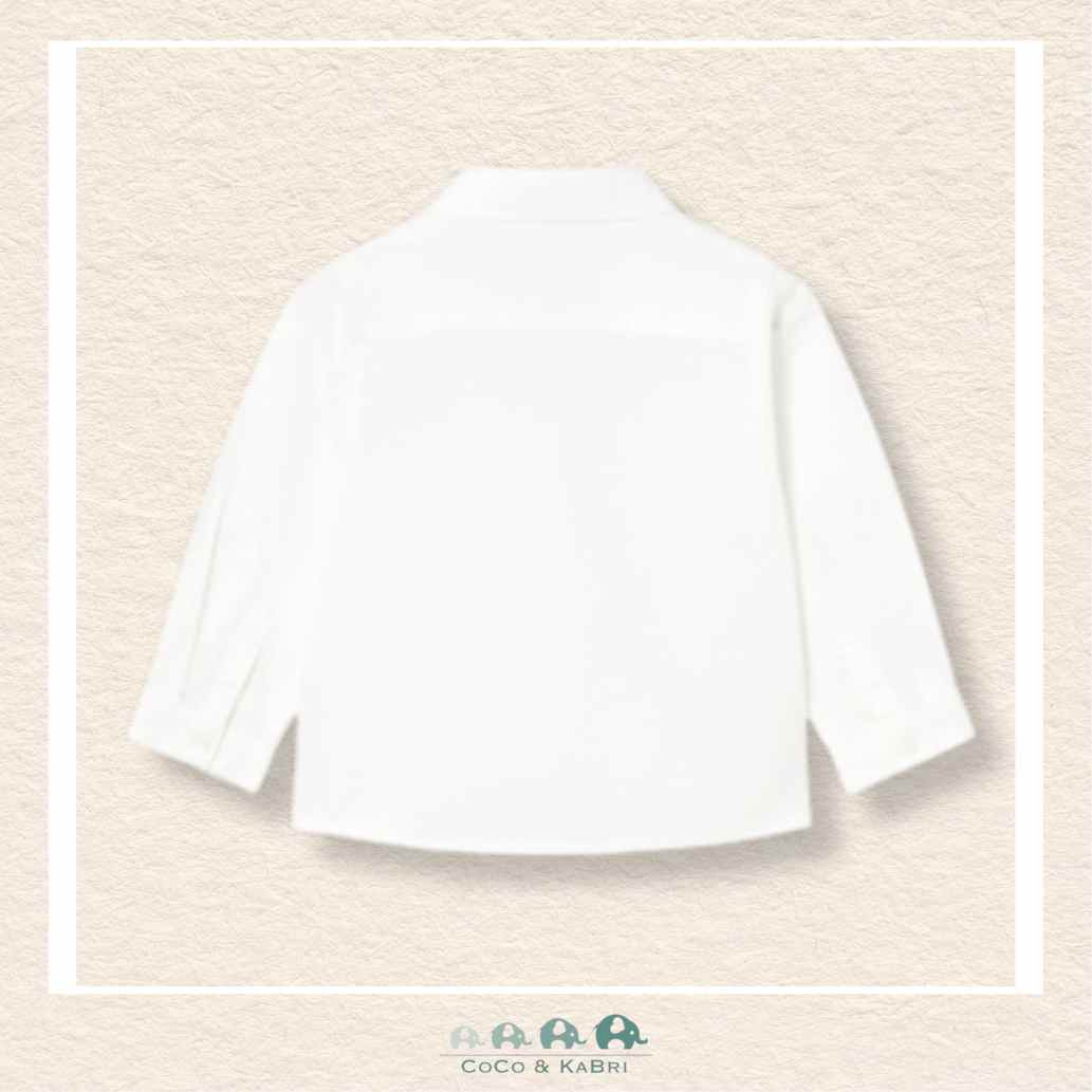 Mayoral: Boys White Long Sleeve Dress Shirt