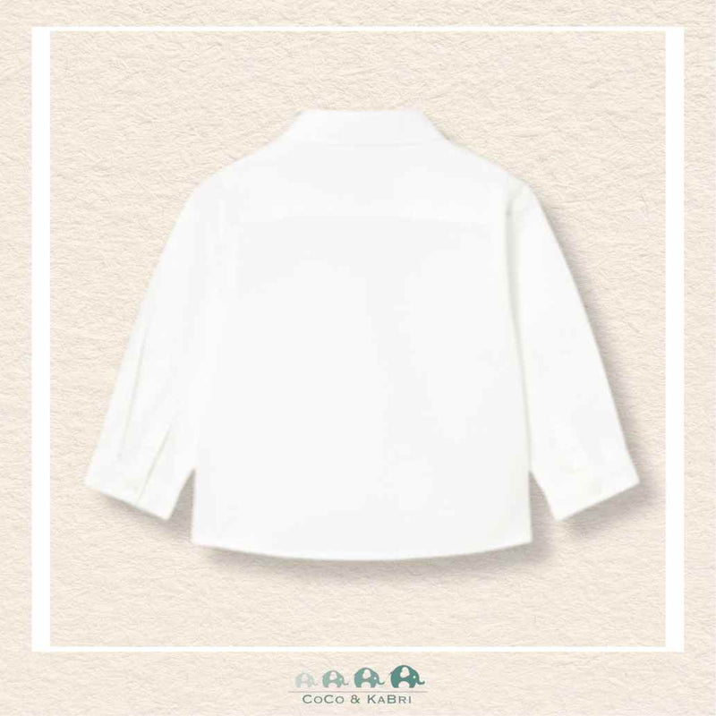 Mayoral: Boys White Long Sleeve Dress Shirt