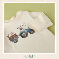 Name It: Baby Boy Farm Shirt -White