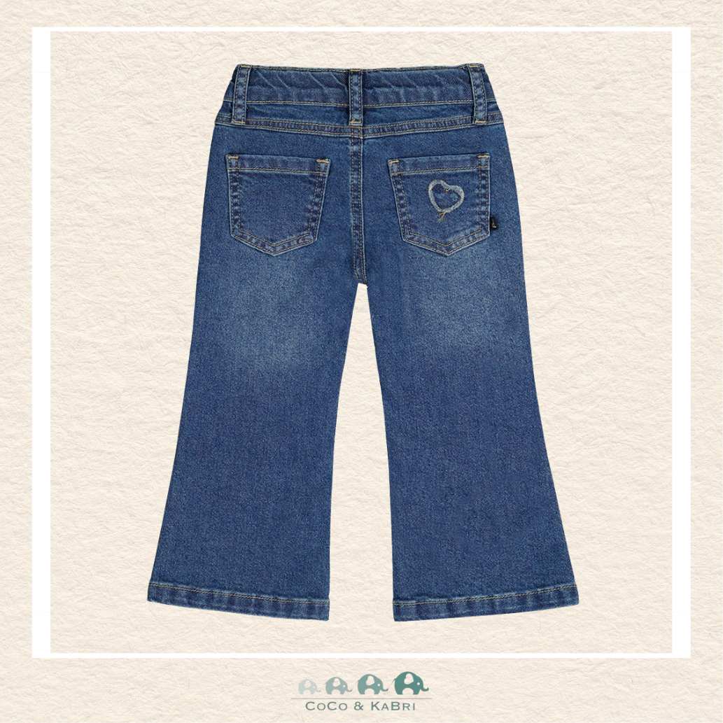 Deux Par Deux: Boot Leg Jeans with Embroidrey