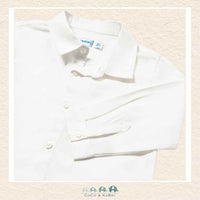 Mayoral: Boys White Long Sleeve Dress Shirt