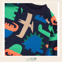 Deux par Deux: Fleece Geomoetric Dinosaur Sweatshirt