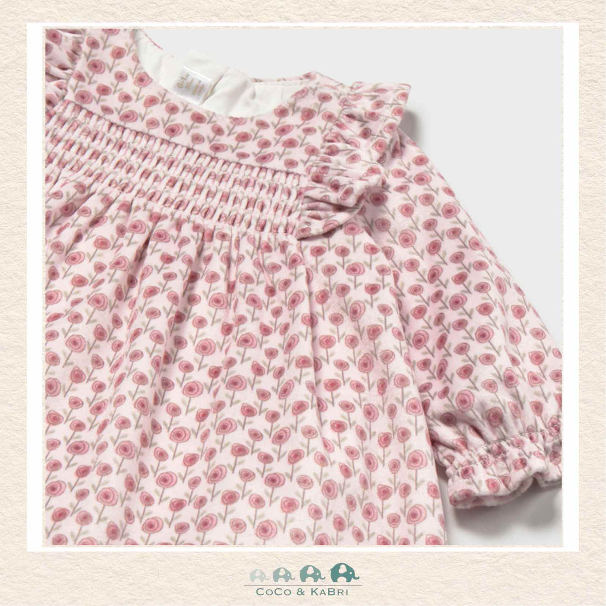 Mayoral Baby Girl Velvet Dress - Cipria