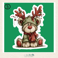 Christmas Stickers 1.5" Wide