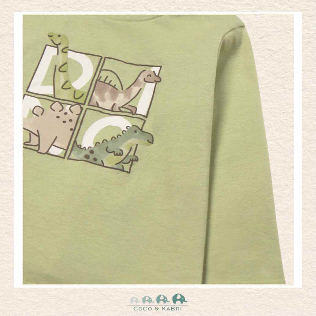 Mayoral: Boys Green Dinosaur Shirt
