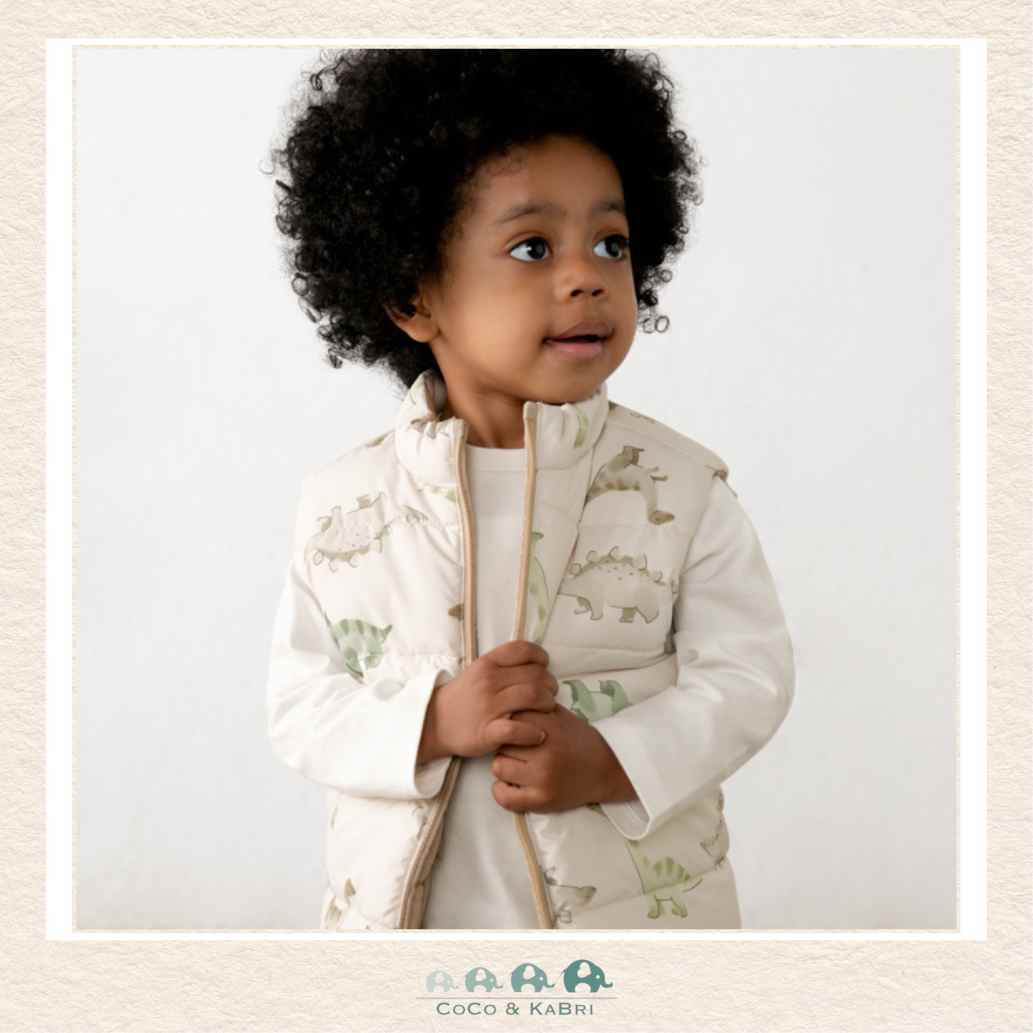Mayoral: Boys Dinosaur Reversible Vest