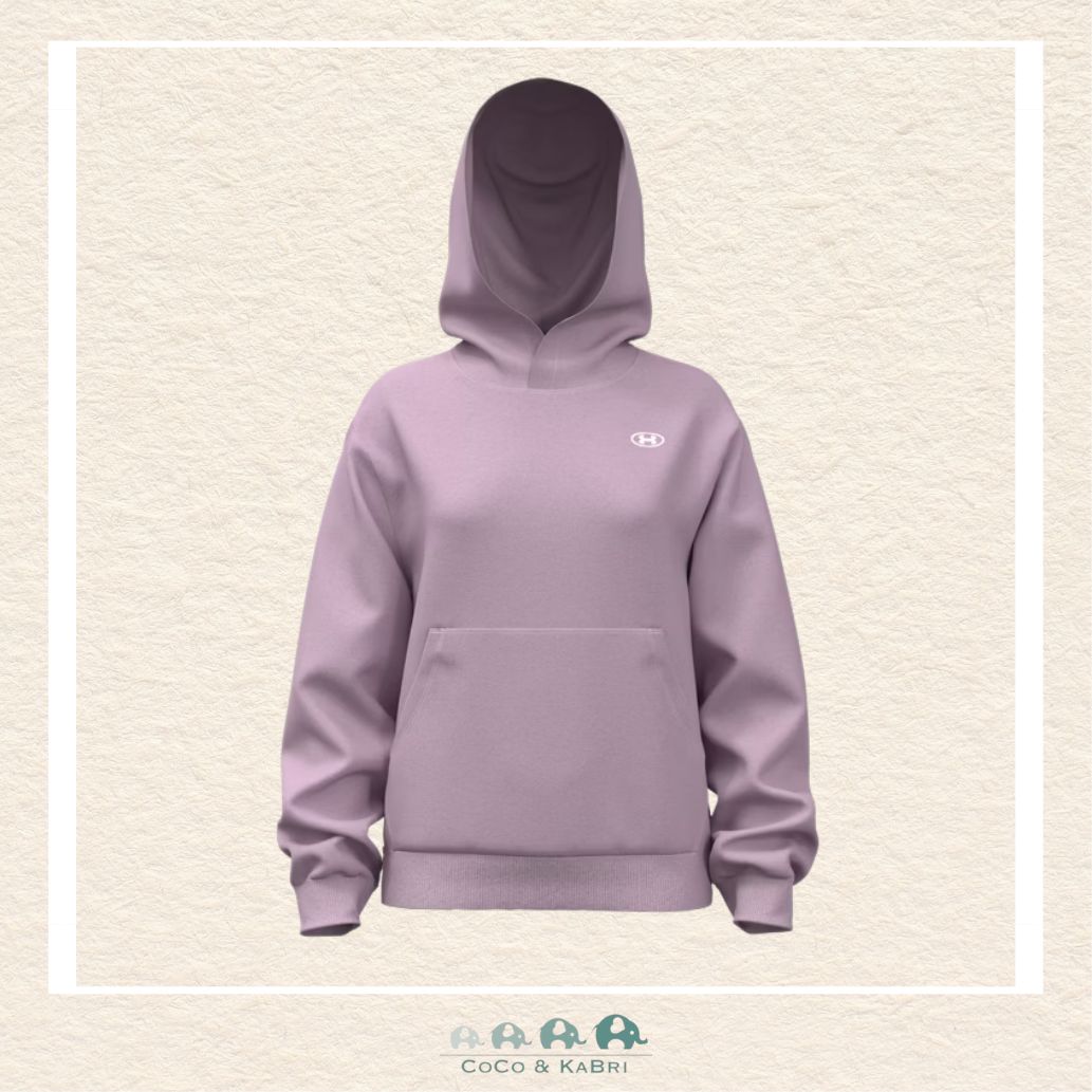 Under Armour: Rival Fleece Youth Girls' Hoodie Mauve Pink