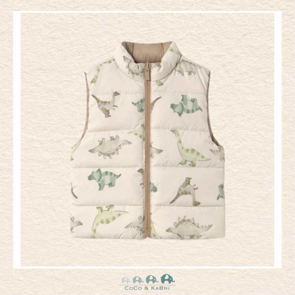 Mayoral: Boys Dinosaur Reversible Vest