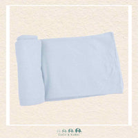 Angel Dear: Solid Baby Blue - Swaddle Blanket