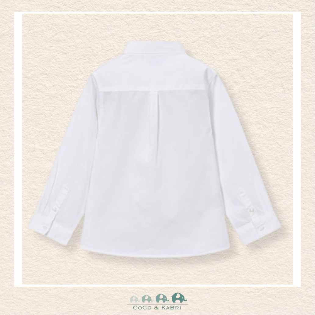 Mayoral Long Sleeve Dress Shirt - White