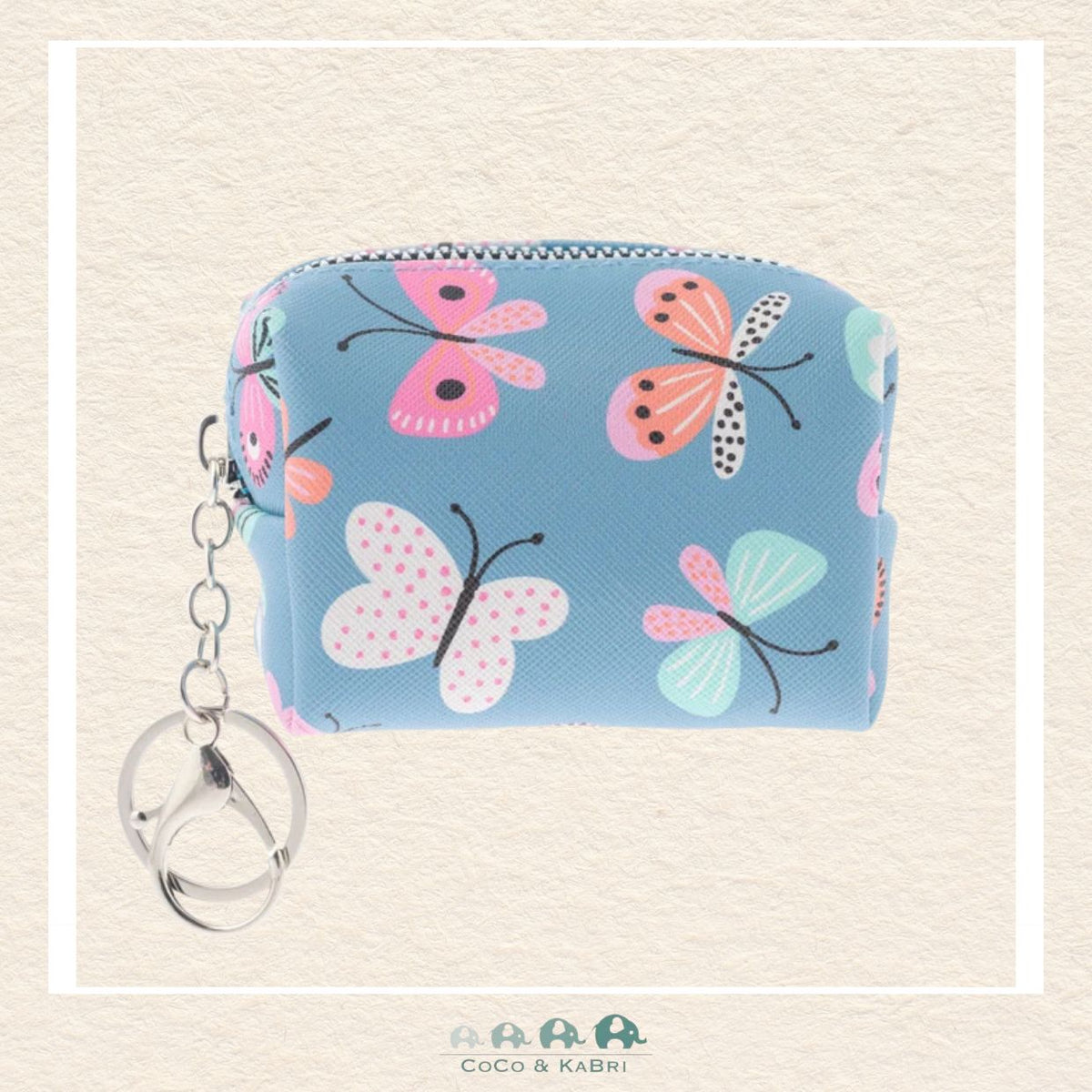Stephen Joseph: Bag Charm Zipper Pouch - Butterfly