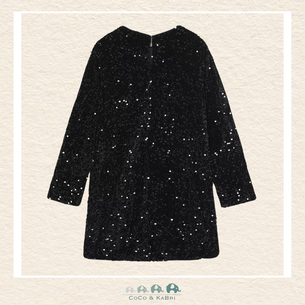 Mayoral: Youth Girls Velvet Sequin Dress - Black