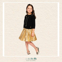 Deux Par Deux Gold Skirt
