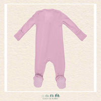 Angel Dear Solid Lilas - 2 Way Zipper Footie